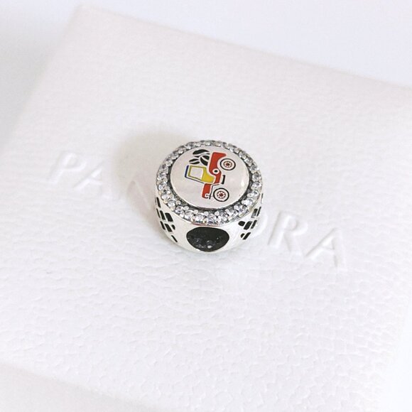 Pandora Colombia Exclusive Country Truck Flag Colors Bead Charm S925 Silver - Picture 6 of 9